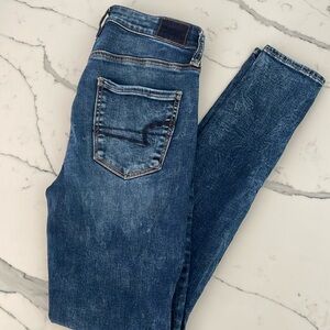 AE Super Hi-Rise Jegging Size 2